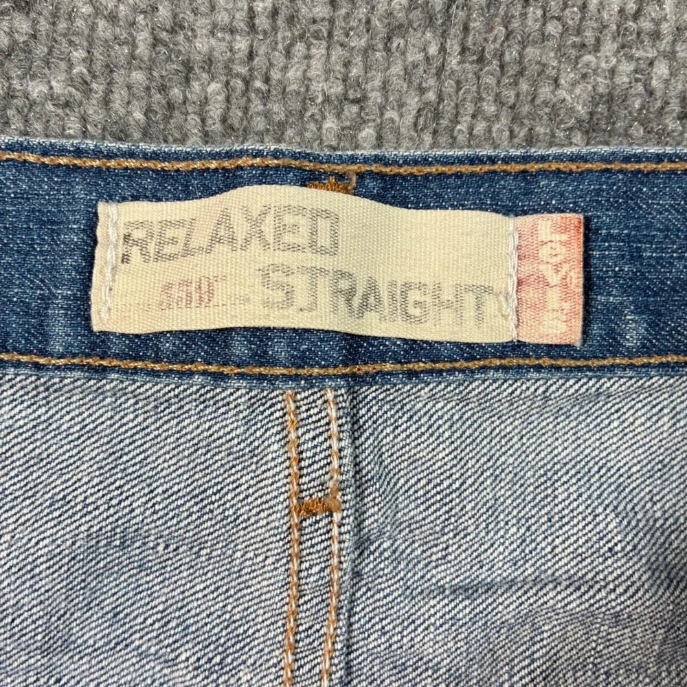 Levis 559 Relaxed Straight Jeans Mens 38x32 Blue Medium Wash Denim Workwear